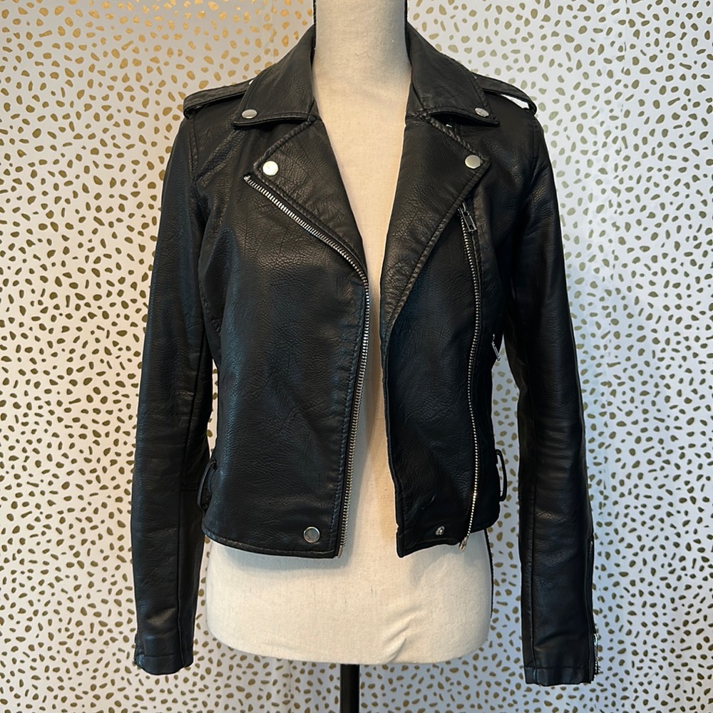 Black pleather jacket